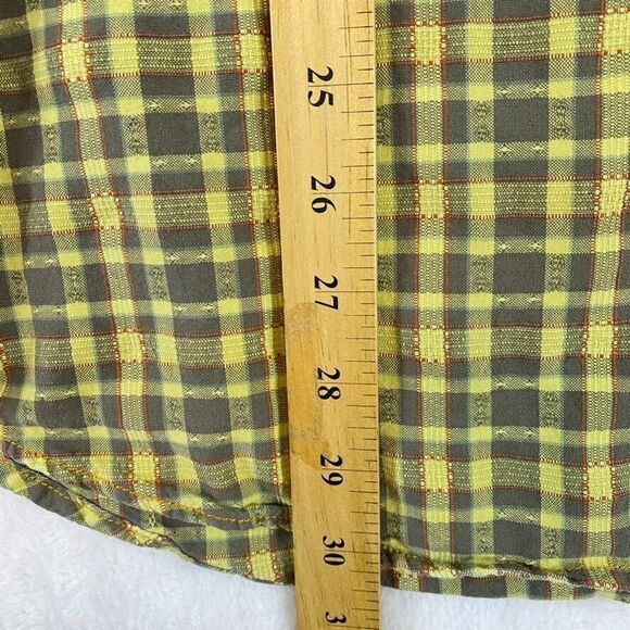 Ryan Michael Shirt Men's Sz L Plaid Western Pearl Snap Buttons‎ Cowboy - Picture 9 of 10